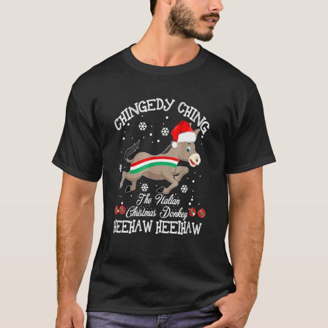 Dominick Donkey, italienske Donkey Chris T Shirt (Framsida)