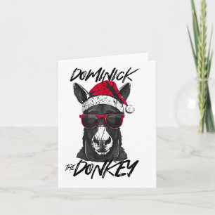 Dominick, Donkey, nuny jul, italienskt Kristus Kort