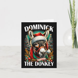 Dominick, Donkey, nuny jul, italienskt Kristus Kort