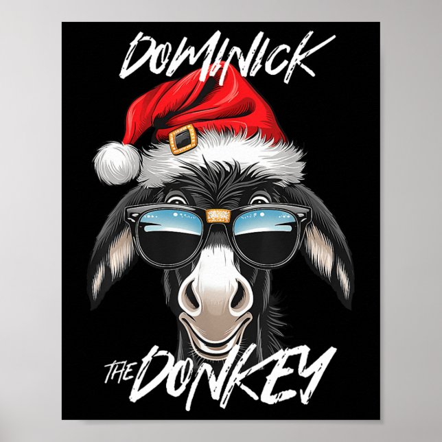 Dominick, Donkey, nuny jul, italienskt Kristus Poster (Framsidan)