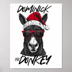 Dominick, Donkey, nuny jul, italienskt Kristus Poster