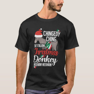 Dominick, jul Donkey, italiensk jul Do T Shirt