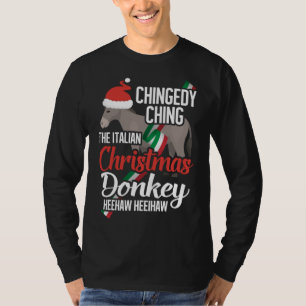 Dominick, jul Donkey, italiensk jul Do T Shirt