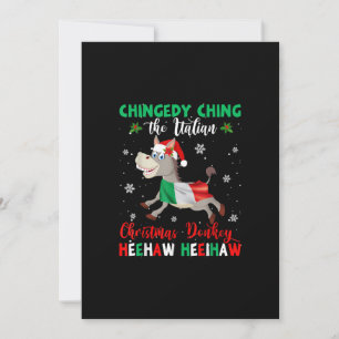 Dominick The Christmas Donkey-Italensk Åsna Julkort
