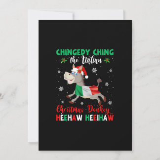 Dominick The Christmas Donkey-Italensk Åsna Julkort