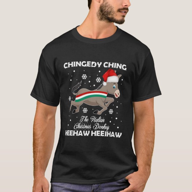 Dominick the Donkey-Italy Donkey T Shirt (Framsida)