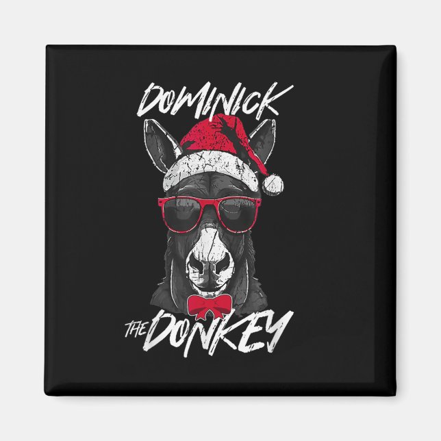 Dominick the Donkey Julfonny Magnet (Framsidan)