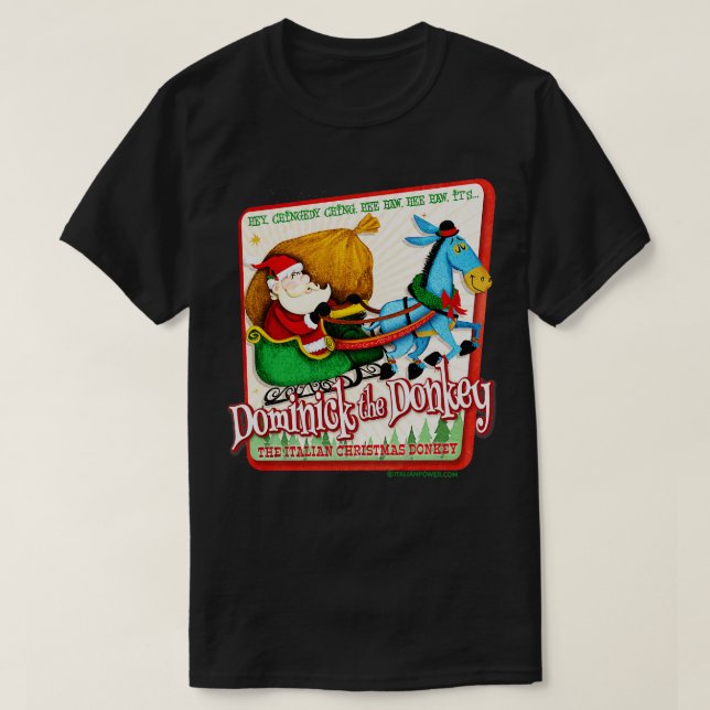 Dominick the Donkey T Shirt (Design framsida)