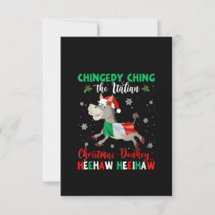 Dominick the jul Donkey-Italy Donkey Tack Kort
