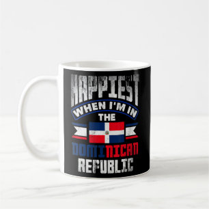 Dominikanen uppträder när jag befinner mig i Domin Kaffemugg