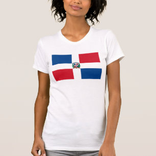 Dominikansk flaggaT-tröja T Shirt