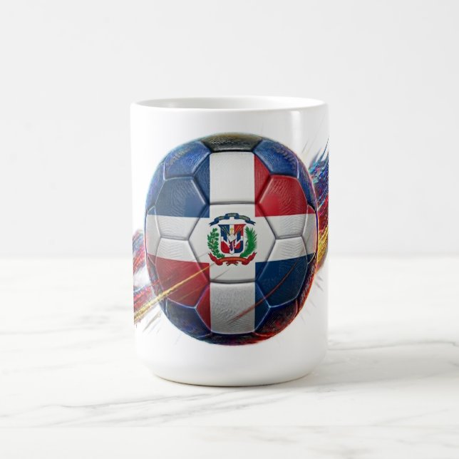 Dominikansk  Fotboll | Färdig för Stadion | Suppor Kaffemugg (Center)