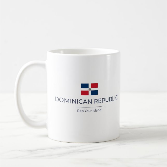 Dominikansk Minimalist | Vardaglig Stolthet Kaffemugg (Vänster)
