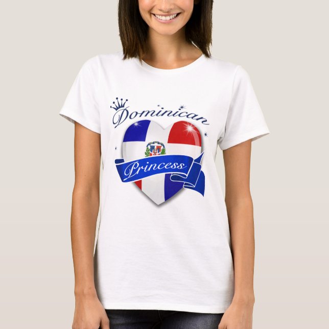 Dominikansk princess tee shirt (Framsida)