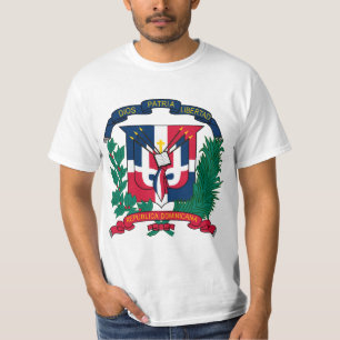 dominikansk repemblem t-shirt