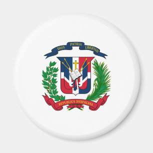 Dominikansk vapensköld magnet