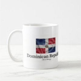 Dominikansk Vintageflagga | Karibiskt Kulturarv Kaffemugg