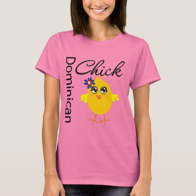 Dominikanska Chicken T Shirt (Framsida)
