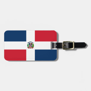 Dominikanska Flagga Bagagebricka
