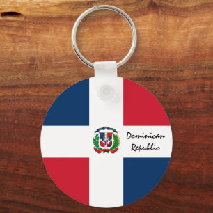 Dominikanska Flagga, Dominikanska republiken patri Nyckelring