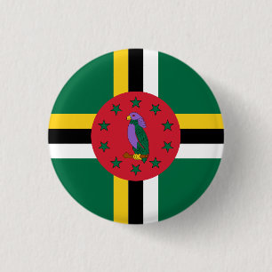 Dominikanska Flagga, Flagga Dominica Knapp