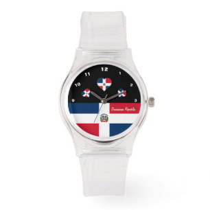 Dominikanska Flagga, Hearts, Dominikanska republik Armbandsur