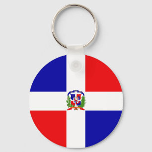 Dominikanska Flagga Nyckelring