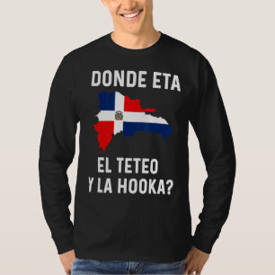Dominikanska Flagga Rd Dominikanska republiken Kar T Shirt