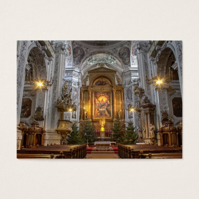 Dominikanska kyrkan Wien Österrike Visitkort (Framsidan)
