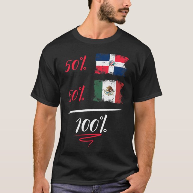 Dominikanska och mexikanska kulturarvet, Pride-DNA T Shirt (Framsida)