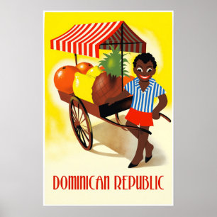 Dominikanska Republiken Affisch