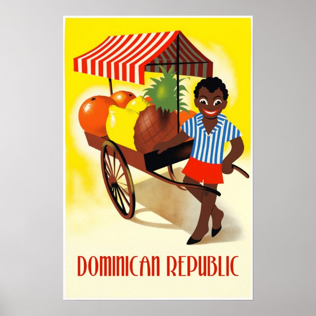 Dominikanska Republiken Affisch  (Framsidan)