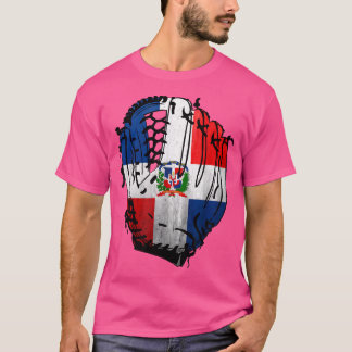 Dominikanska republiken Baseball Shortstop Outfiel T Shirt