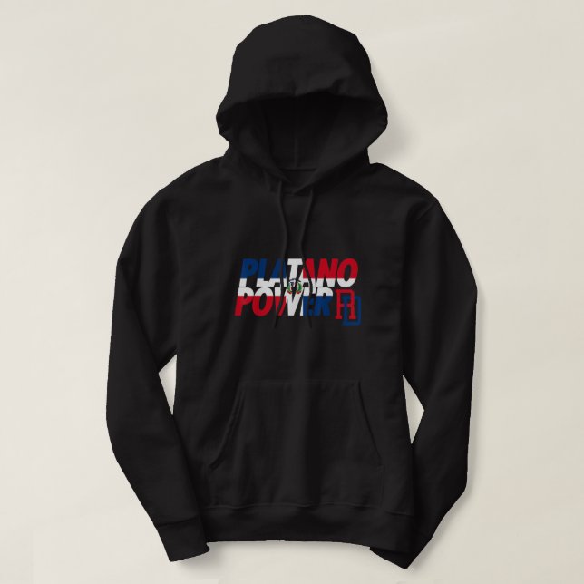 DOMINIKANSKA REPUBLIKEN BASEBALL TEAM SUPPORT SHIR HOODIE (Design framsida)