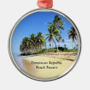 Dominikanska republiken Beach Bavaro Julgransprydnad Metall