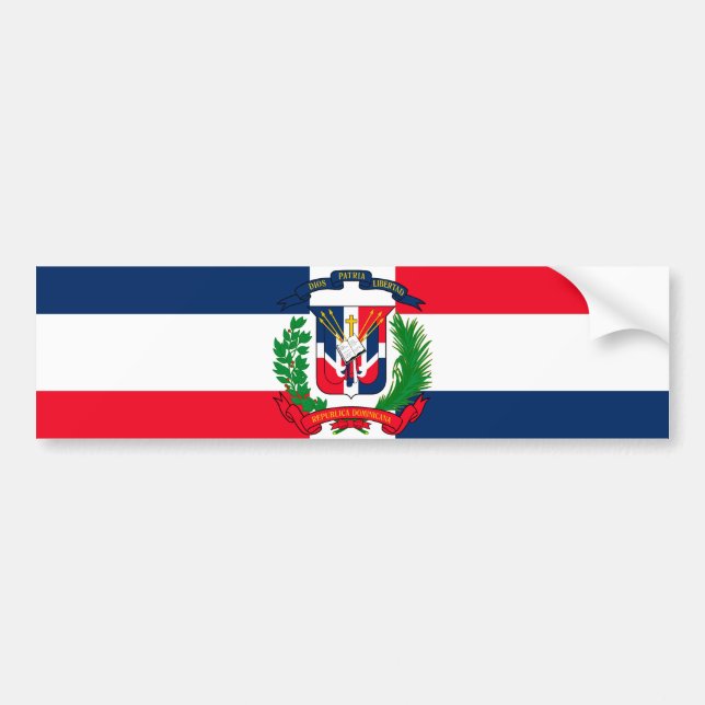 Dominikanska republiken bildekal (Framsidan)
