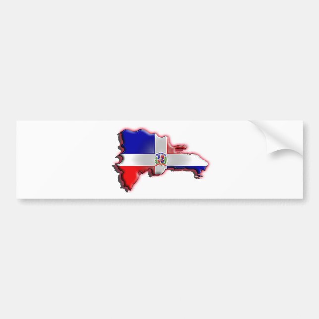 Dominikanska republiken bildekal (Framsidan)