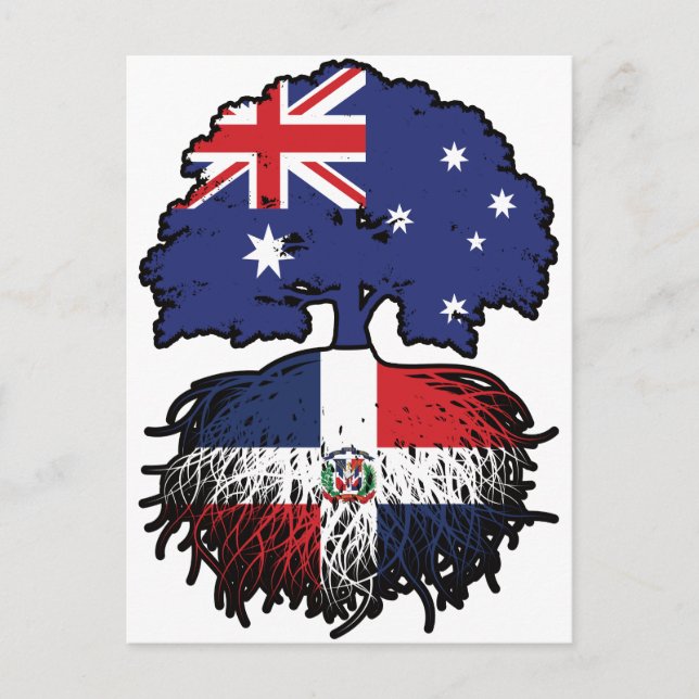 Dominikanska republiken Dominikanska Australien Vykort (Framsida)