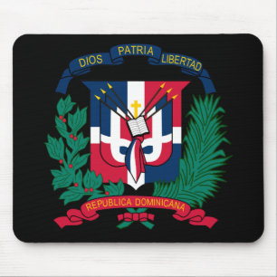 Dominikanska republiken emblem musmatta