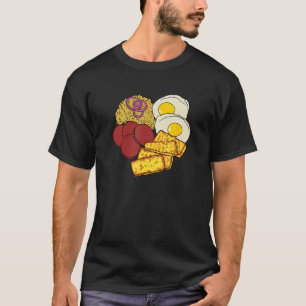 Dominikanska republiken Favorite Food Mangú Salami T Shirt