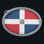 Dominikanska republiken Flagga<br><div class="desc">Patriotisk flagga i Dominikanska republiken.</div>