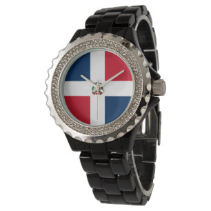 Dominikanska republiken flagga armbandsur