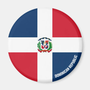 Dominikanska republiken Flagga Charming Patriotic Magnet