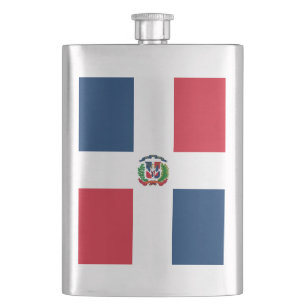 Dominikanska republiken flagga fickplunta
