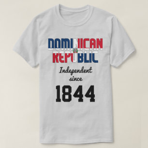 Dominikanska republiken Flagga Independence Firand T Shirt