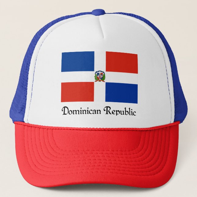 Dominikanska republiken flagga keps (Framsida)