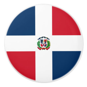 Dominikanska republiken flagga knopp
