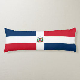 Dominikanska republiken flagga kroppskudde