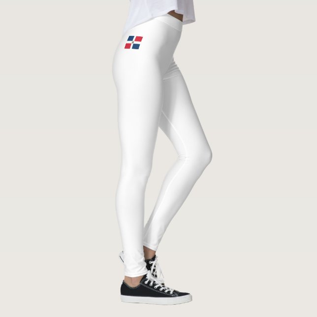 Dominikanska republiken flagga Leggings (Höger)