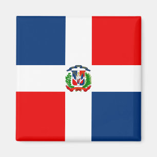 Dominikanska republiken Flagga Magnet
